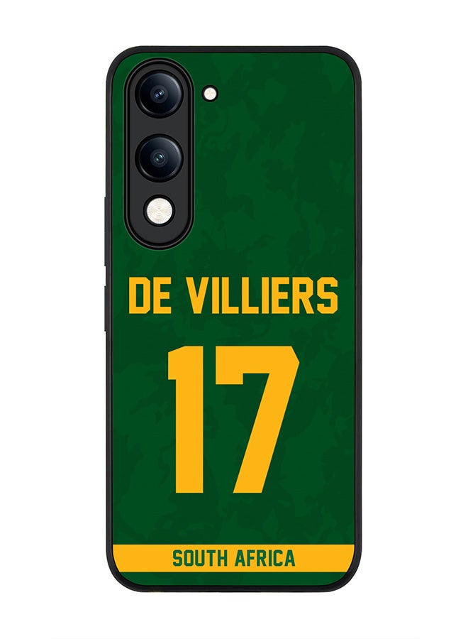 For vivo Y04 / Y29t 5G Case,Slim fit Camera Protection, Shockproof Thin Phone cover  - South Africa AB de Villiers, Jersey No 17